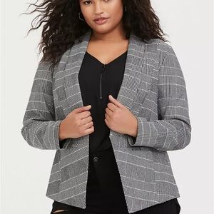 Torrid houndstooth blazer size 1
